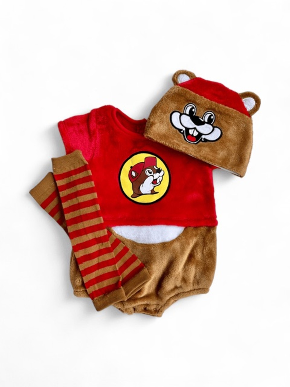 NWOT Buc-ee Beaver Onesie Union Bubble Suit - 9 months